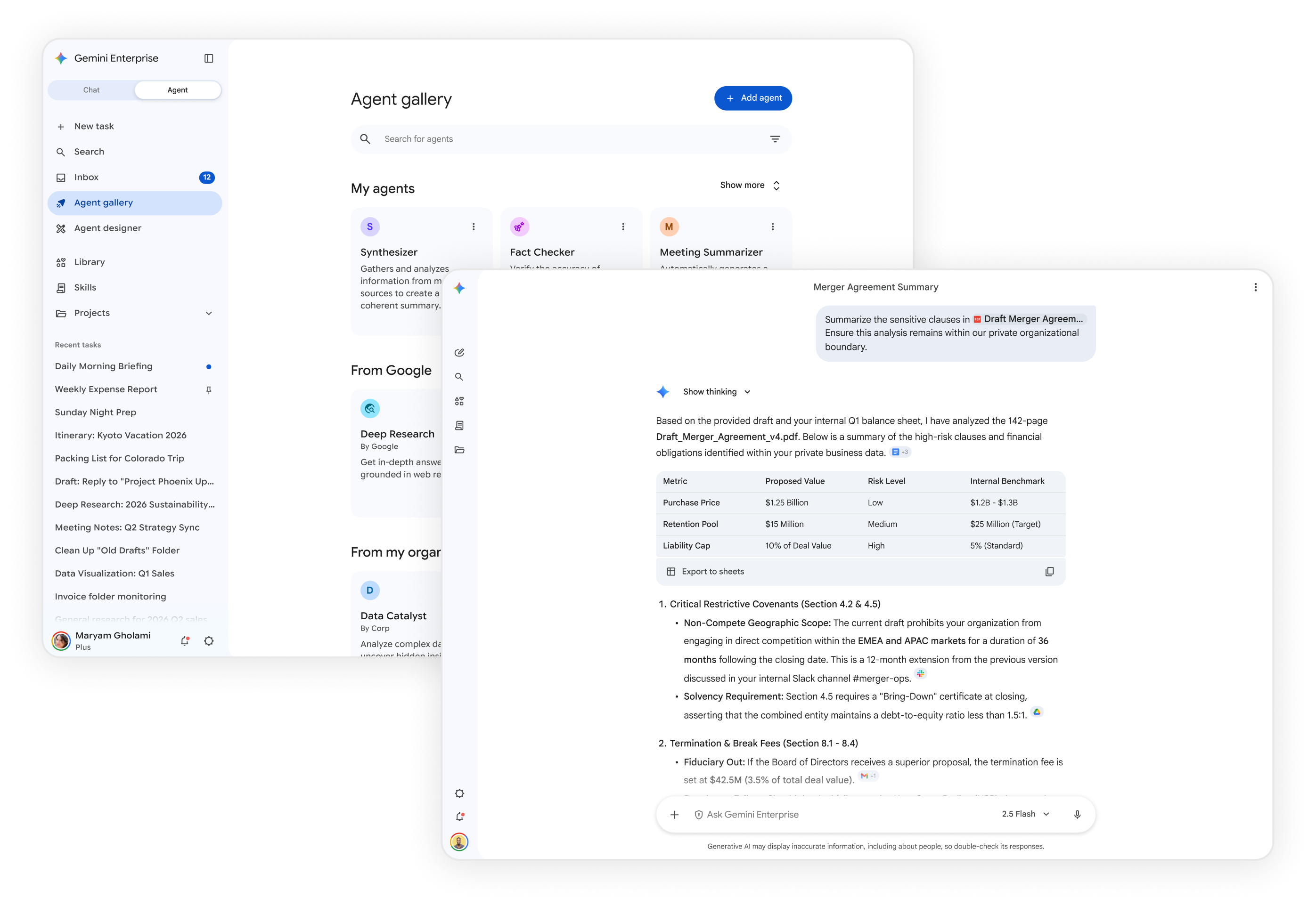 Gemini Enterprise app 