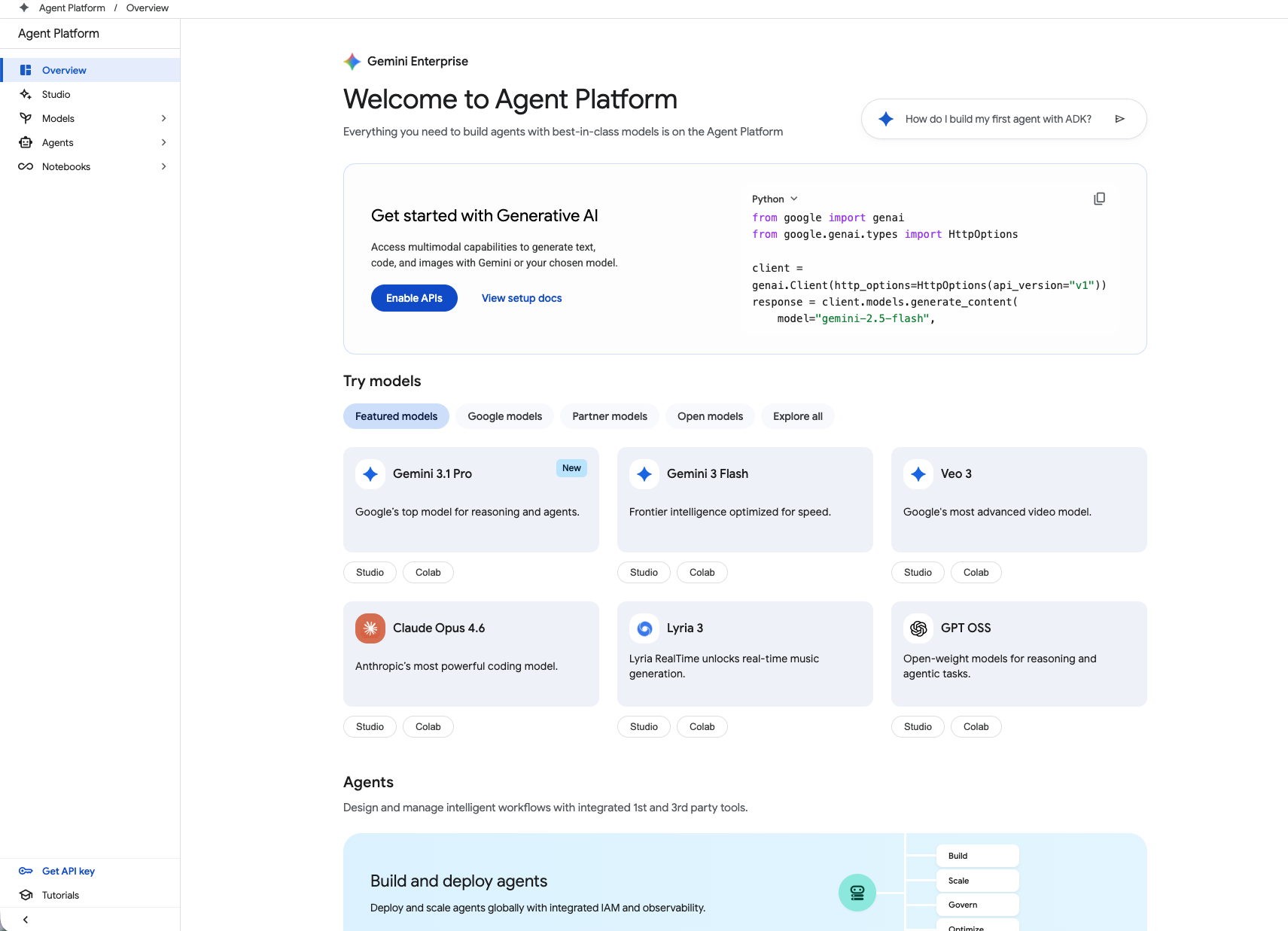 agent platform 