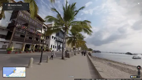 Google Street View image Federico Debetto maps Zanzibar